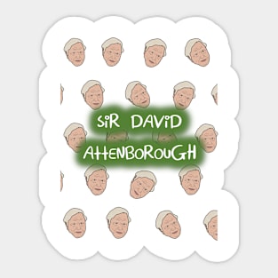 The Legendary Sir David Attenborough Sticker